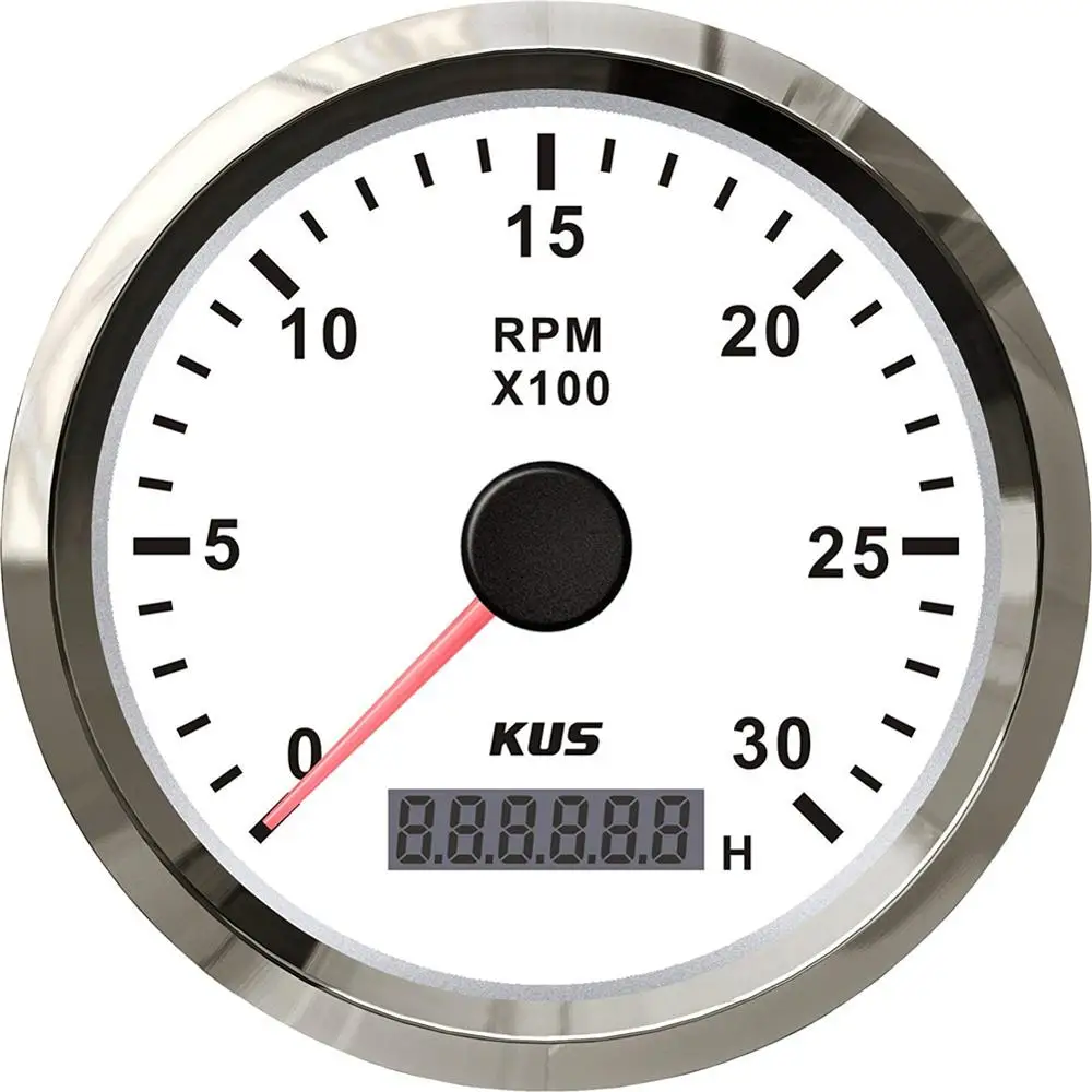 Тахометр 0 3000 об/мин 85 мм 12 В 24 1 шт.|speedometer tachometer|speedometer autospeedometer boat |