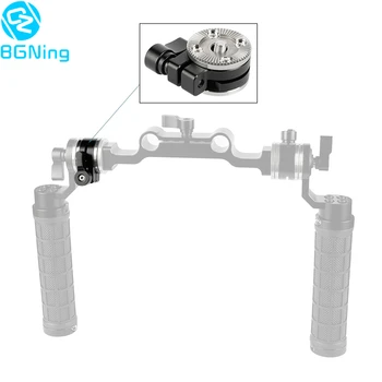 

BGNing Rosette ARRI M6 Female Male Thread Adapter w/ 15mm Rod Clamp Mount Bracket SLR Camera Cage Rig Rail Photography Accessory