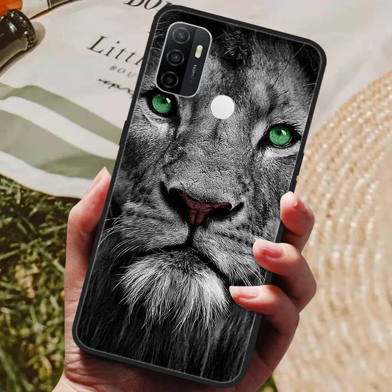 mobile pouch for running For Blackview A70 Case Cat Wolf Painted Soft Silicone Phone Cases for Blackview A70 Pro 6.517" Back Cover  For BlackviewA70 A 70 mobile pouch for running Cases & Covers