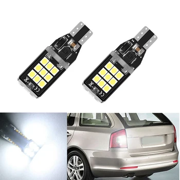 

2x Canbus T15 W16W 912 921 LED Bulb 3030 24SMD Super Bright Car Back Up Reverse Lights White For Skoda Superb