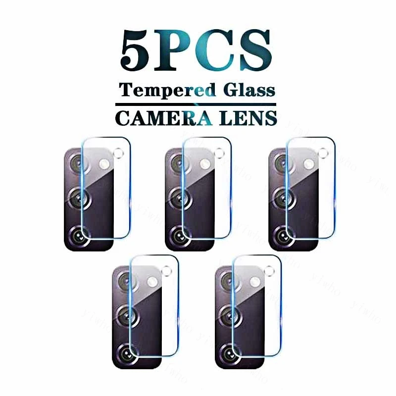 5pcs Protective Glass For Samsung Galaxy S20 FE Glass Camera Protector On For Samsung S20FE Safety Front Screen Tempered Film mobile protector