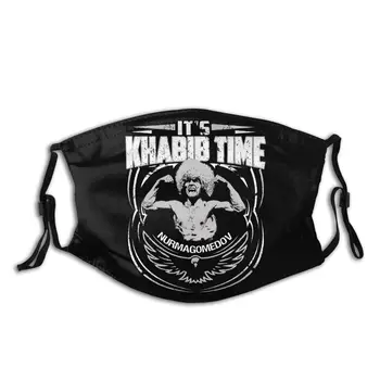 

Khabib Nurmagomedov Men Women Reusable Face Mask Anti Haze Dustproof Protection Cover Respirator Muffle Mask with Filters