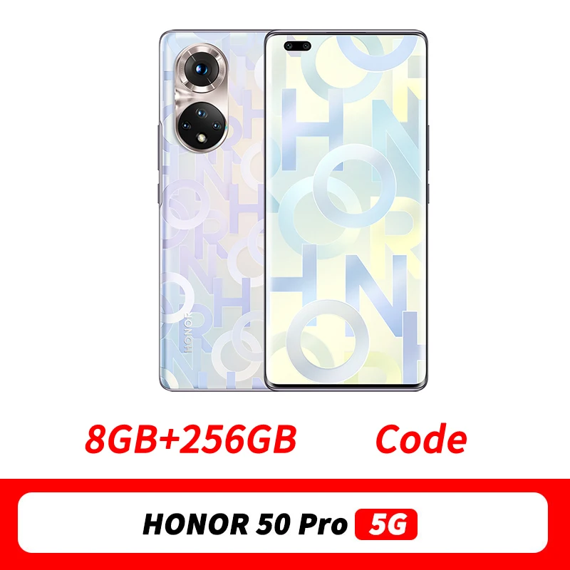CN Version Original HONOR 50 Pro 5G SmartPhone 6.72Inch 120Hz OLED Curved Screen Snapdragon 778G Octa Core 108MP Quad Camera NFC ram pc 8GB RAM