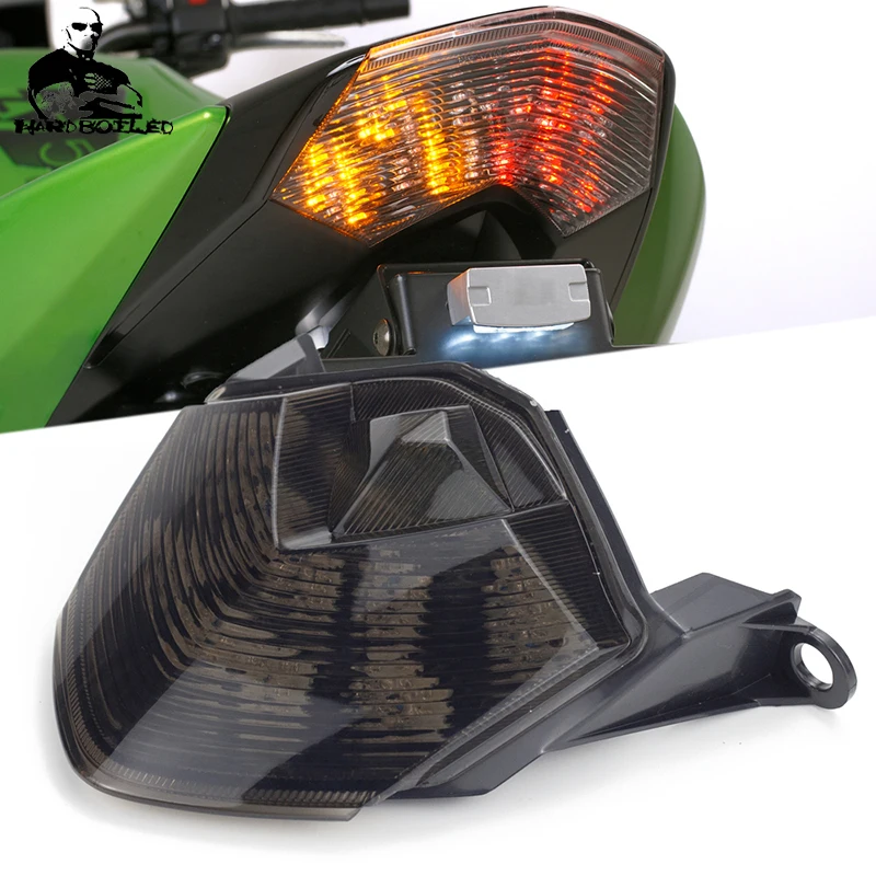 LED Rear Tail Brake Light Turn Signal Lights For Kawasaki Z750 Z1000