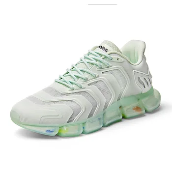 

2020 new autumn mesh large size running shoes sports popcorn bottom luminous fashion casual lightweight men's shoes zapatos de h
