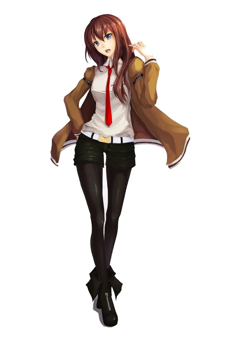 Steins Gate макисэ курису Косплэй костюм, полный набор форма Кристины(жакет+ рубашка+ шорты+ галстук-бабочка+ пояс), повседневные Костюмы