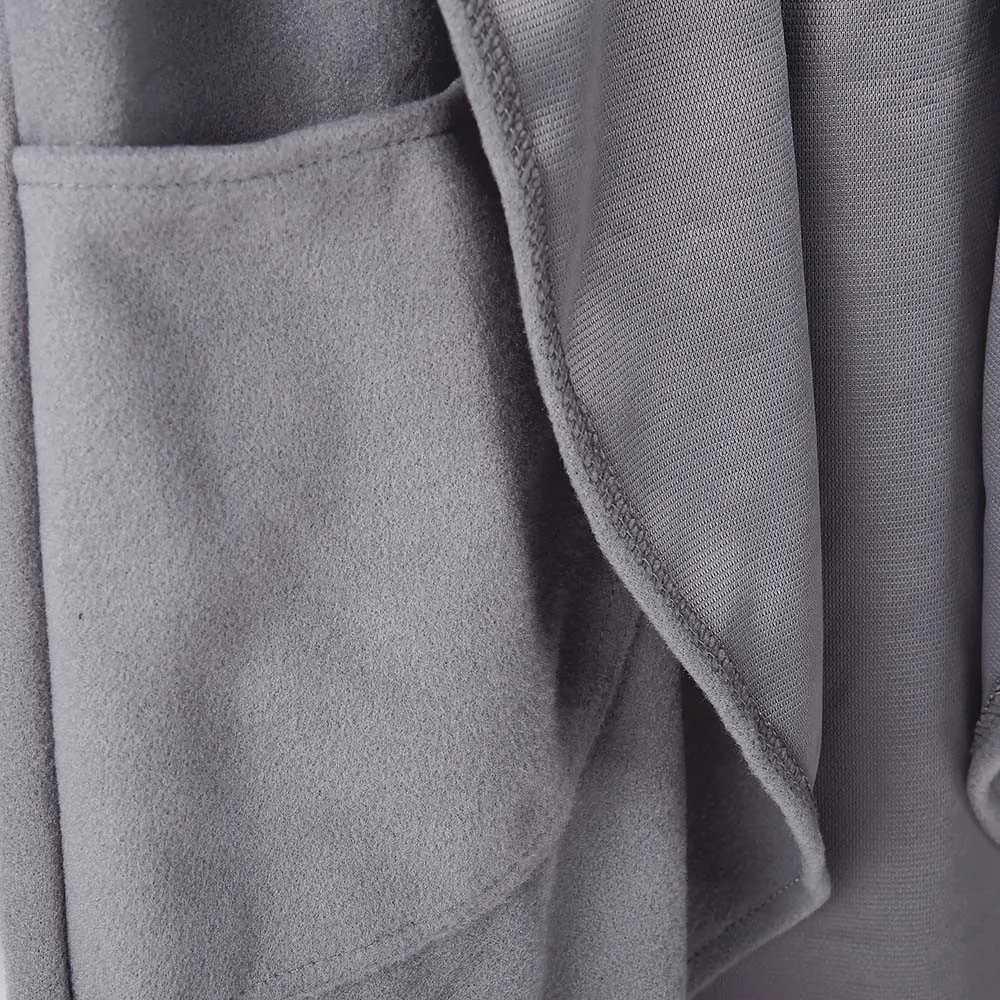 Шерстяное пальто 2019Top женское Шерстяное тонкое пальто с капюшоном Свободная Женская Повседневная куртка с капюшоном короткое пальто