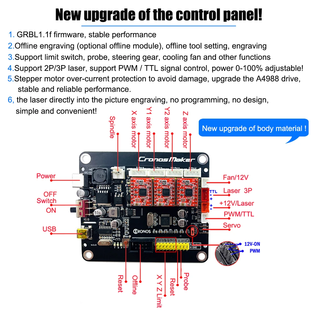 CNC 3018 Pro, diy гравировальный станок с ЧПУ, Pcb фрезерный станок, лазерная гравировка, GRBL контроль, cnc гравер, cnc лазерный станок гравер