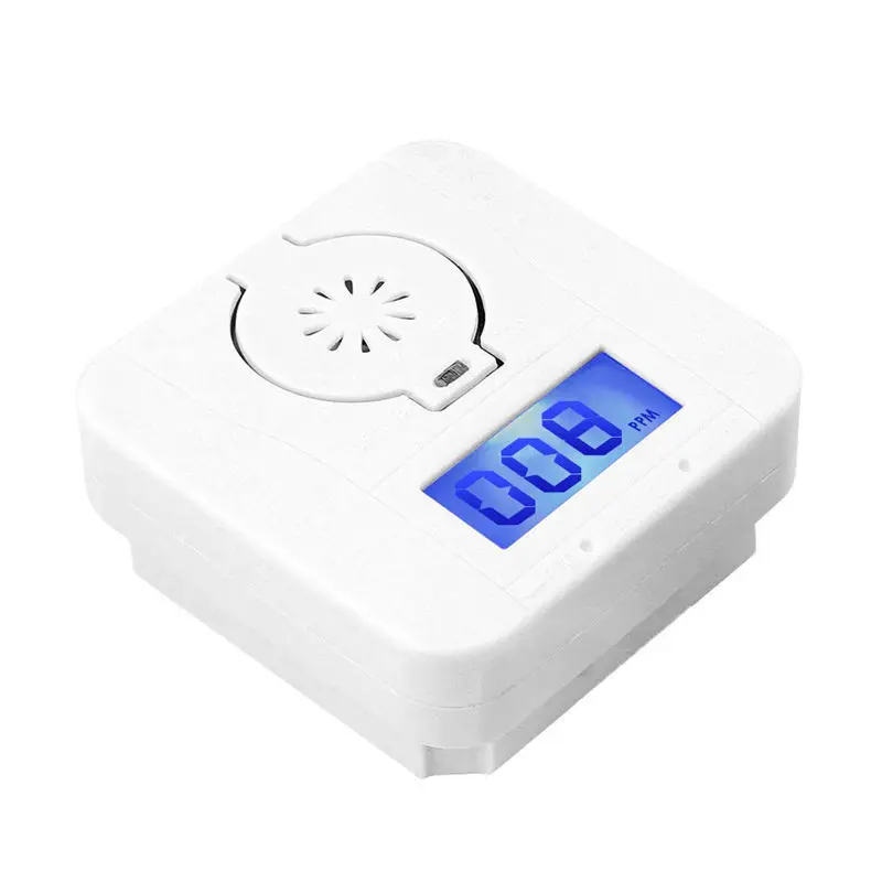 

Co Carbon Monoxide Smoke Detector Alarm Poisoning Gas Warning Sensor Security Poisoning Alarm Lcd Photoelectric Detectors