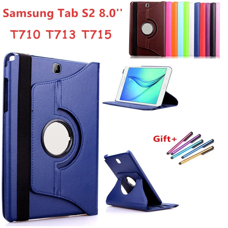 360 Custodia Girevole Per Samsung Galaxy Tab S2 8.0 T710 T713 T715 8.0 ''Custodia Cover Stand Per Samsung S2 8.0 T710 T715 Custodia