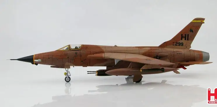 HOBBY MASTER Registry F-105D Thunderchief USAF 466th TFS#62-4299 пустыня лисица холм AFB UT April 1983 1/72 литая под давлением модель самолета