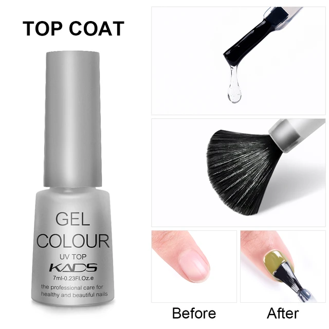 Sparkling Glitter Top Coat No Wipe Reflective Gel Nail - Temu