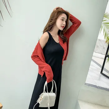 

Women's T-shirt Fashion Short Top Casual Long Dress Loose Korean Women's British Style One-piece Top One Skirt woman clothes