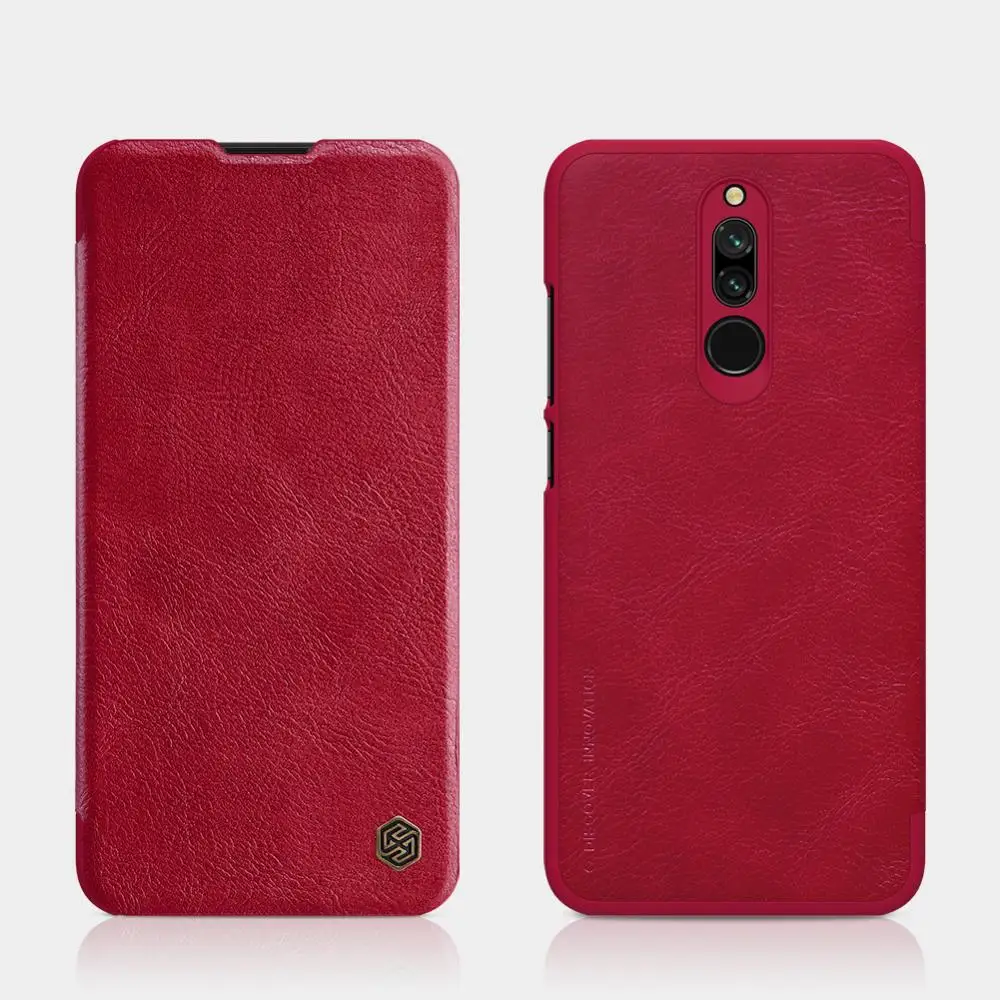 Чехол для xiaomi redmi 8, чехол NILLKIN Qin, винтажный кошелек, флип-чехол, чехол, funda для xiaomi redmi 8, флип-чехол из искусственной кожи чехол