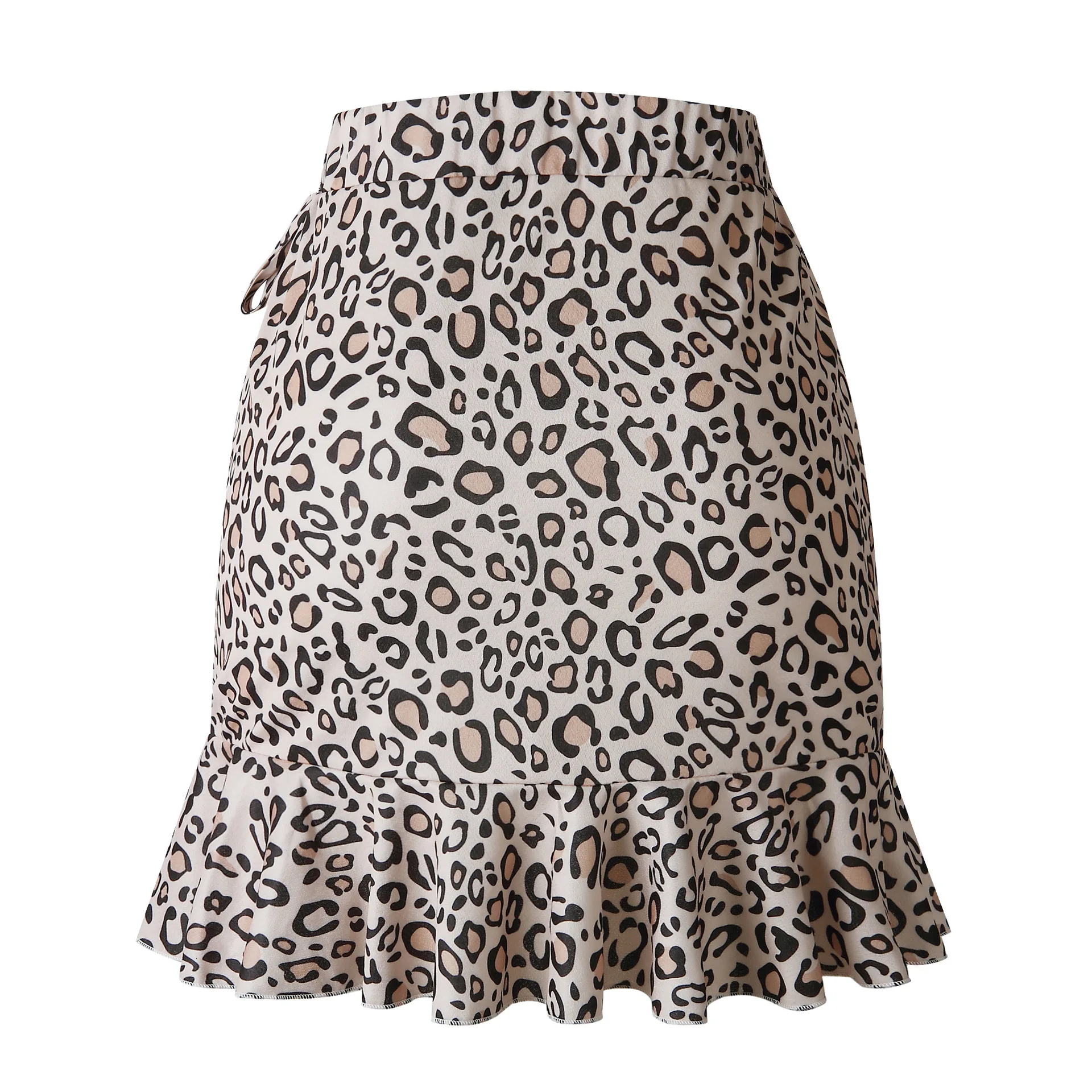 Dilusoo Цветочный принт Короткие мини-юбки Для женщин Летнее Плиссированное Высокая талия с бантом галстук стандартная юбка 2019 дамы тонкий