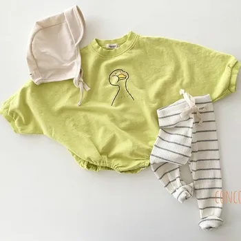 

Baby Cotton Bodysuit Loose Creeper Simple Baby Bodysuit Newborn Baby Girl Clothes