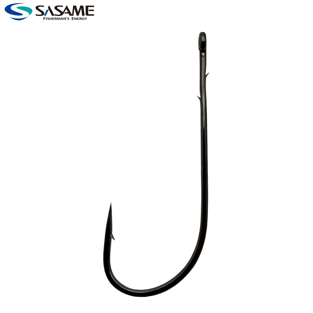 Japan Sasame Straight Shank Worm Hook Fishing Hooks Long Shank Offset