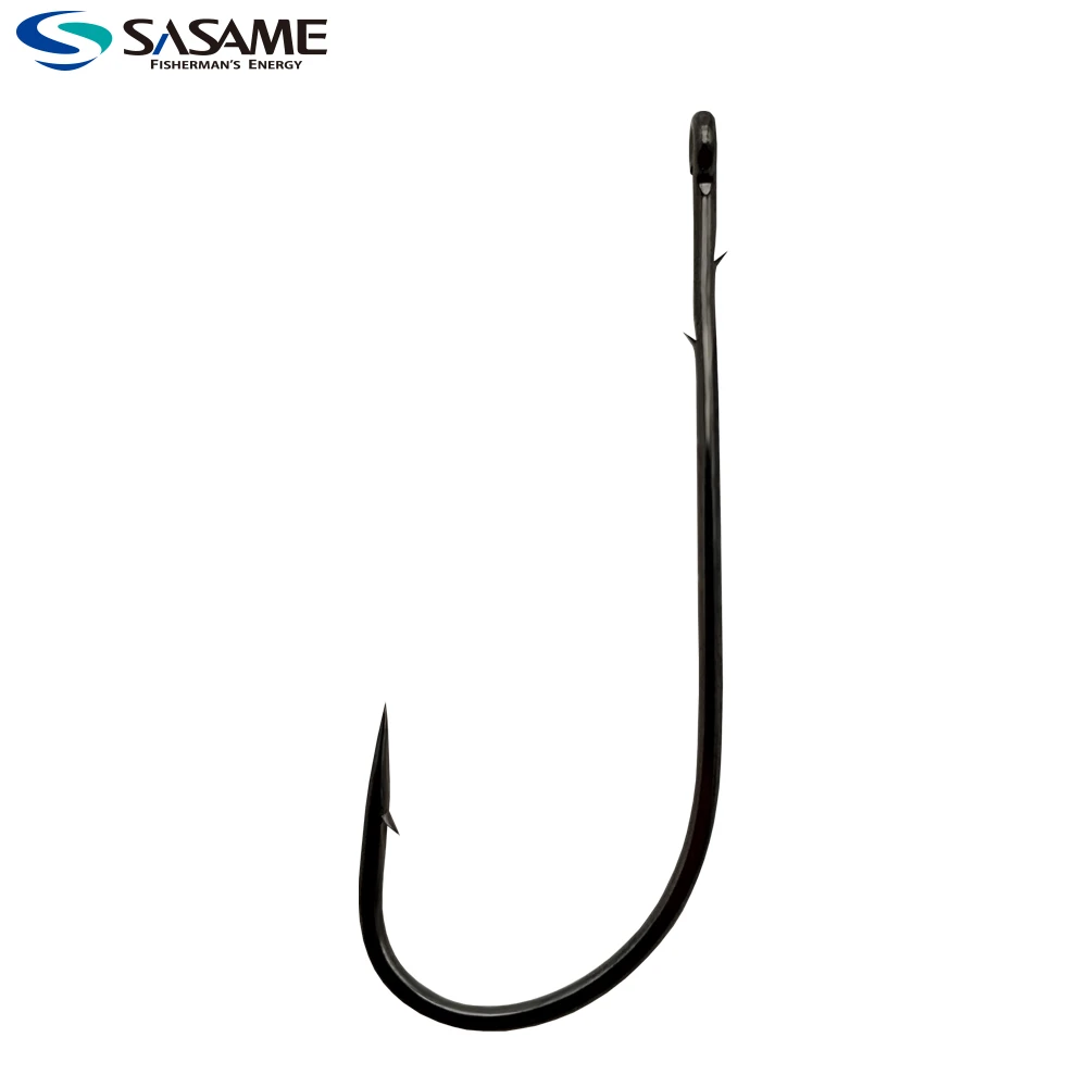 Japan Sasame Straight Shank Worm Hook Fishing Hooks Long Shank Offset