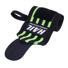 1 шт. для тренажерного зала, фитнеса, тяжелой атлетики, перчатка для пауэрлифтинга, эластичные бинты для запястья бандаж повязка для спортивной безопасности