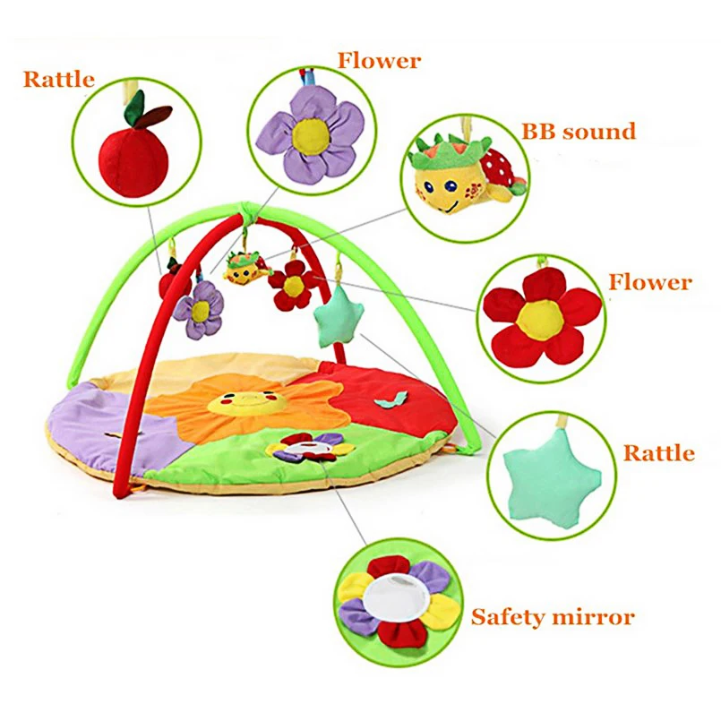 

Baby Play Mat Kids Rug Educational Puzzle Carpet Cute Animal Playmat Baby Gym Crawling Activity Mat Toys for Children