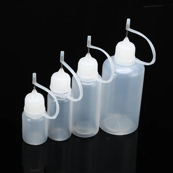 

5/10/20/50ML Liquid Dropper Bottles Needle Empty Plastic Tattoo Bottle Caps Squeezable Oil Refillable Bottle For Travel Makeup