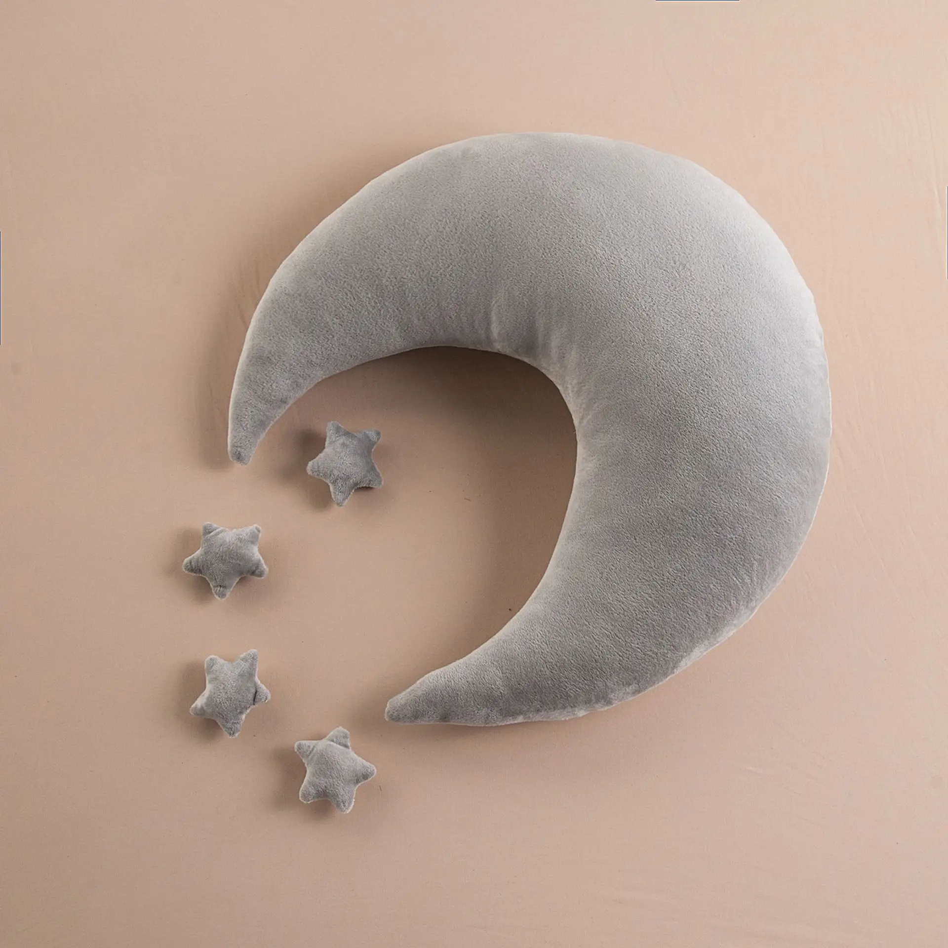 Creative Newborn Growth Birthday Milestone Photography Props Moon Star Pillow 0-3Month Baby Photo Shoot Studio Accessories Gifts Baby Souvenirs Baby Souvenirs