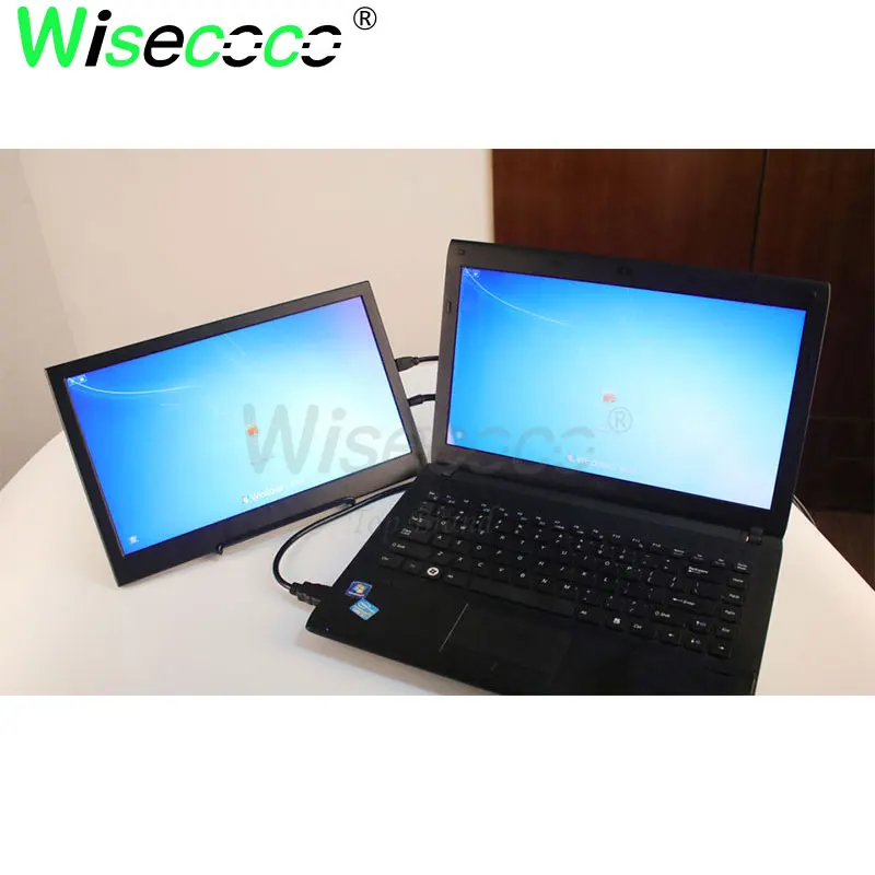 Wisecoco 15,6 дюймов ips 4K монитор ПК Дисплей для PS4 компьютер дисплей настольный ПК ТВ
