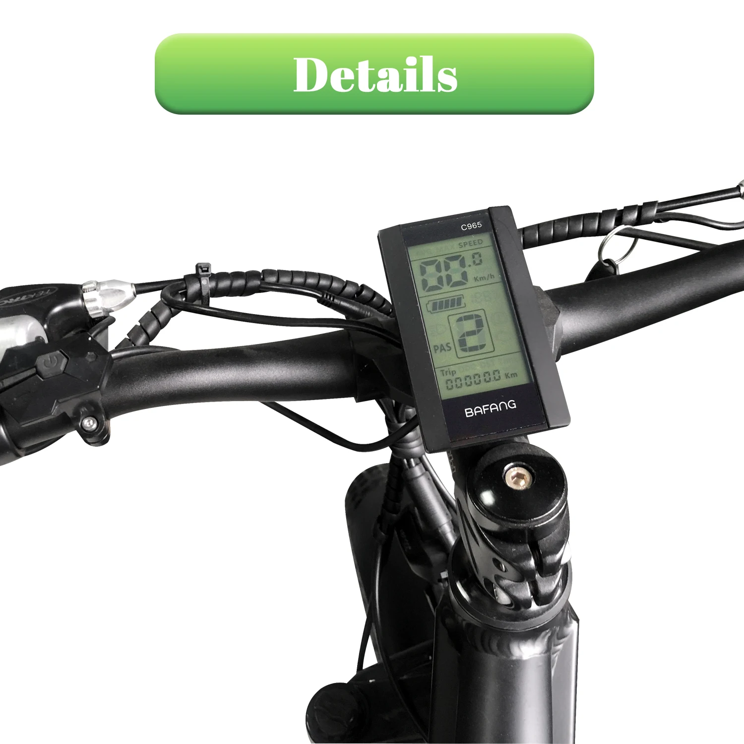 Bafang C965 Ebike LCD Display BBS01 BBS02 BBSHD Electric Bicycle Part & Accessories