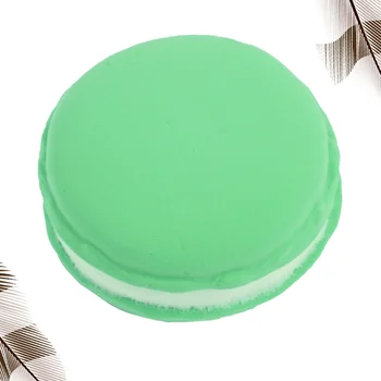 

Simulation Macaroon Cake Model Artificial Macaroon Dessert Model Ornament Creative Cake Photo Props Shop Decoration (Light Green