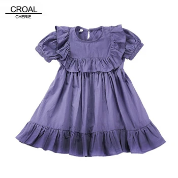 

CROAL CHERIE Summer Girls Dress Beach Dress Costume Casual sleeveless Princess Dresses Baby Girl Kids Clothing