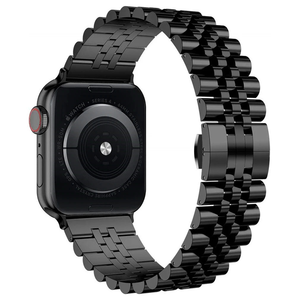 Ремешок для часов apple watch series 6 5 4/SE band 40 мм 44 браслет из нержавеющей стали iwatch 3/2/1 38 42