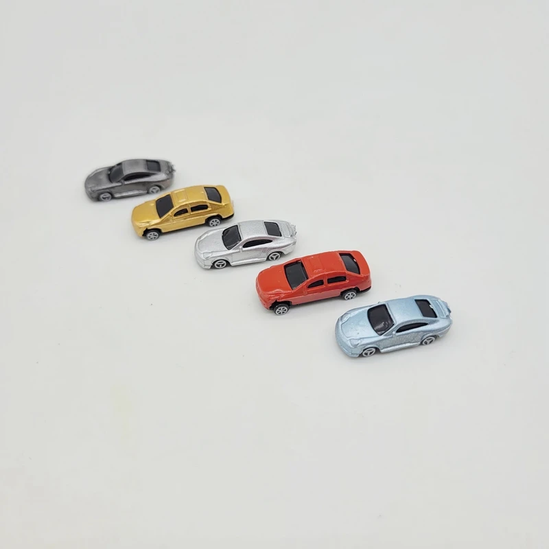 5Pcs Model Car Miniature Architecture Vehicle Railway Train Layout Landscape HO/TT/N scale Toy GIfts 1:75 1:87 1:100 1:150 1:200