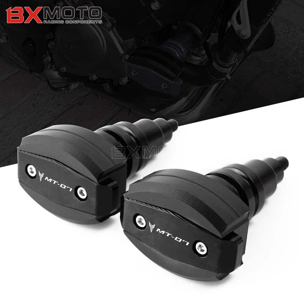MT07 одна пара для Yamaha MT 07 2015 2019 CNC слайдеры рамы двигателя Противоударная накладка
