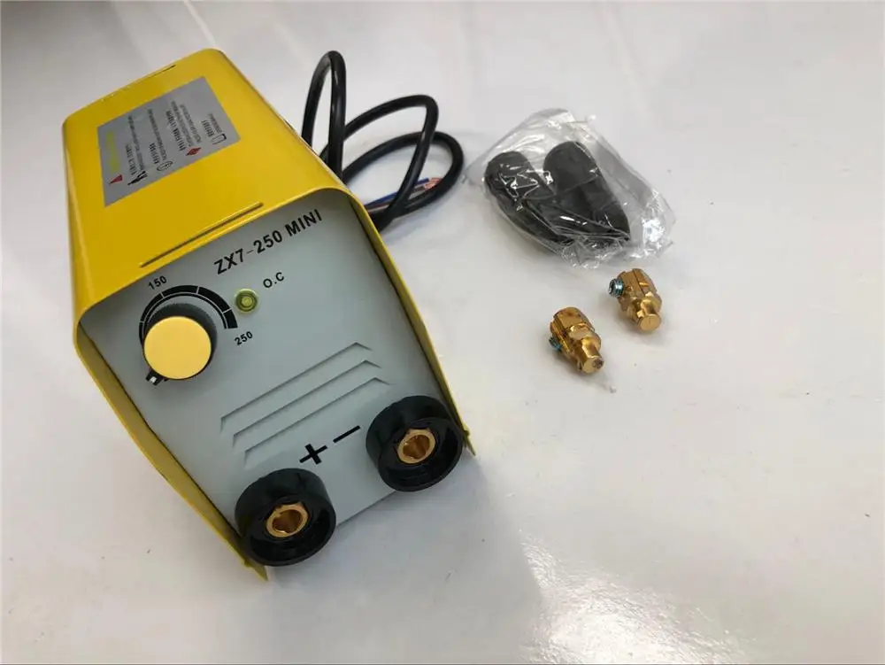 A 220v Бесплатно IGBT 20-250A 110/220V дуга инвертора Электрический сварочный аппарат MMA/аппарат для дуговой сварки для сварки рабочих и электрических работ - Цвет: A 220v
