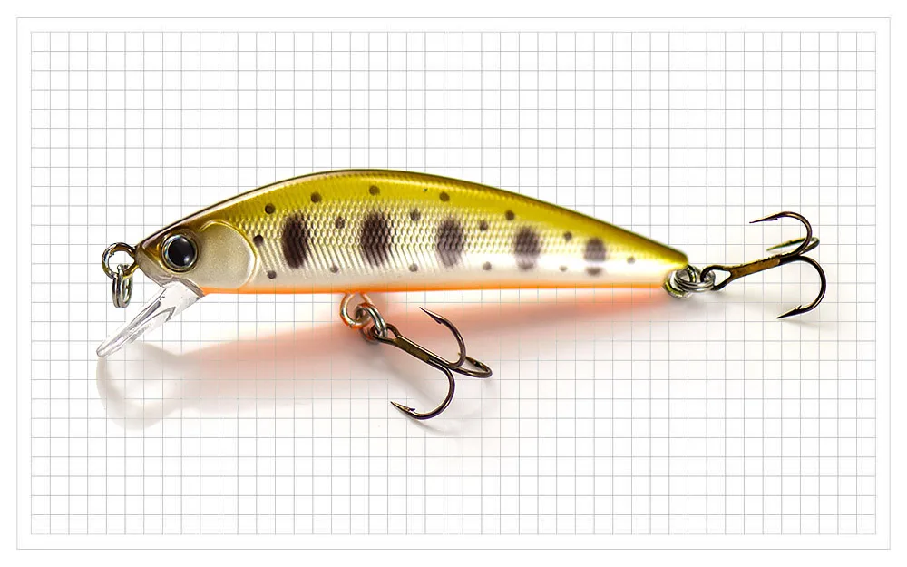 Countbass Sinking Minnow 63 mm 2-1/2" 7,6 g 1/4 oz. Hard Baits Angelköder Wobbler für Forellen, schwarzer Barsch – Detail 5