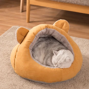 

Cartoon Shoes Shaped Small Dog Cats House Creative Soft Washable Pet Deep Sleeping Bed Home Kitten Puppy Supplies