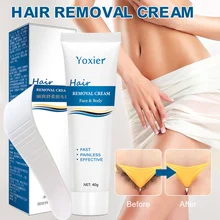 

Hair Removal Cream Men and Women Face Armpit Arm Legs Hair Body Care Shaving Painless Aloe Plant Mild Skin Smooth Epilation