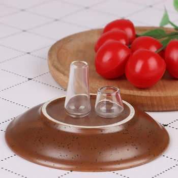 

Hot sale 1:12 Dollhouse Miniature Glass Flowerpot Vase Furniture Decor Accessories Toys