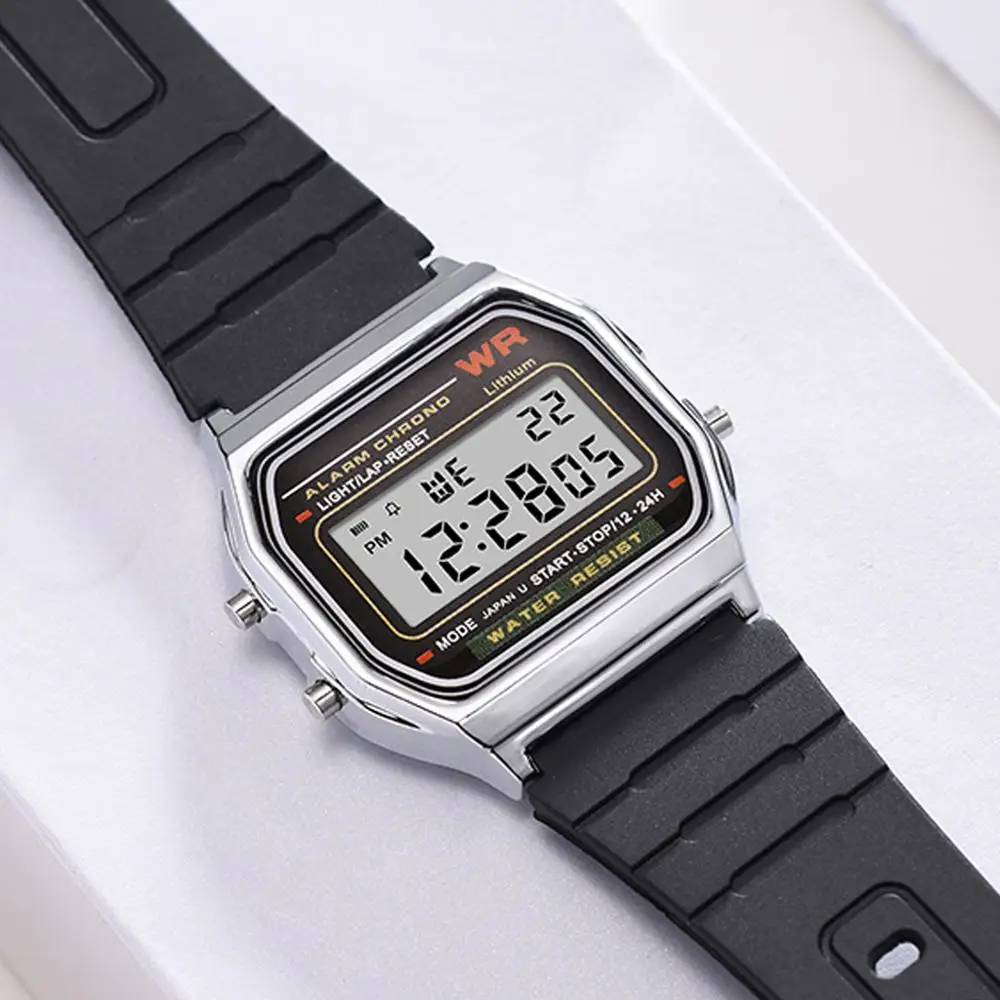 SYNOKE Мужские Цифровые часы модные женские Ретро G светодиодный цифровой шок спортивные водонепроницаемые мужские наручные часы золотые часы для женщин