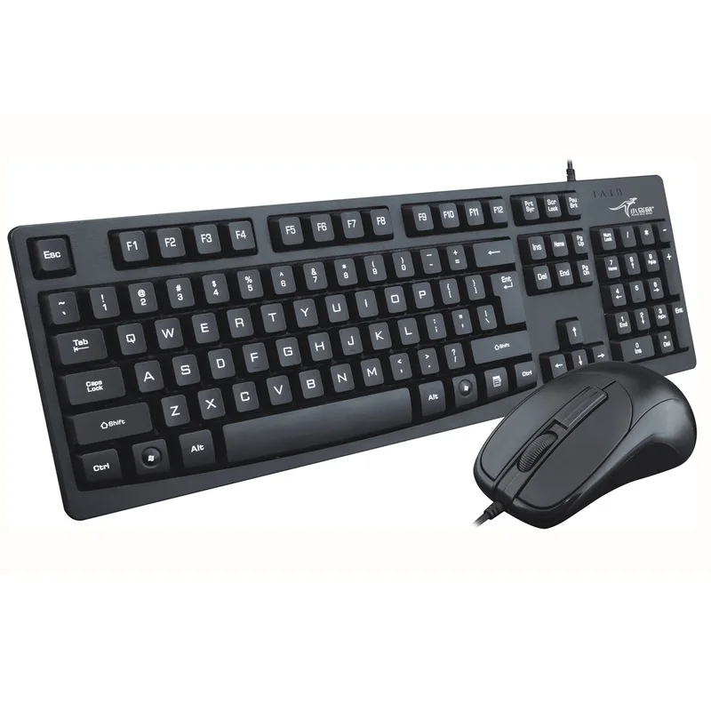 

Wallabies DS-2103 Office Business Set Desktop Computer Laptop USB Wired Keyboard And Mouse