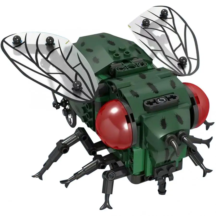 280 шт. RC животное с 1 наклейкой для детей электрическая модель строительные блоки RC Fly модель дистанционного управления транспортные средства Детские Подарки Игрушка