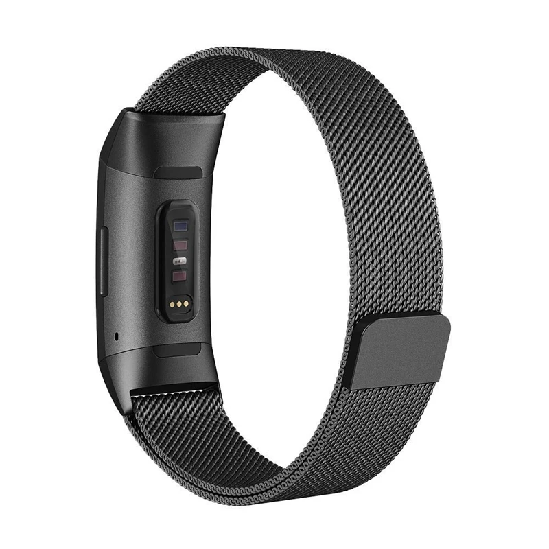 Сменный Браслет из нержавеющей стали 316L для Fitbit Charge3 Milan
