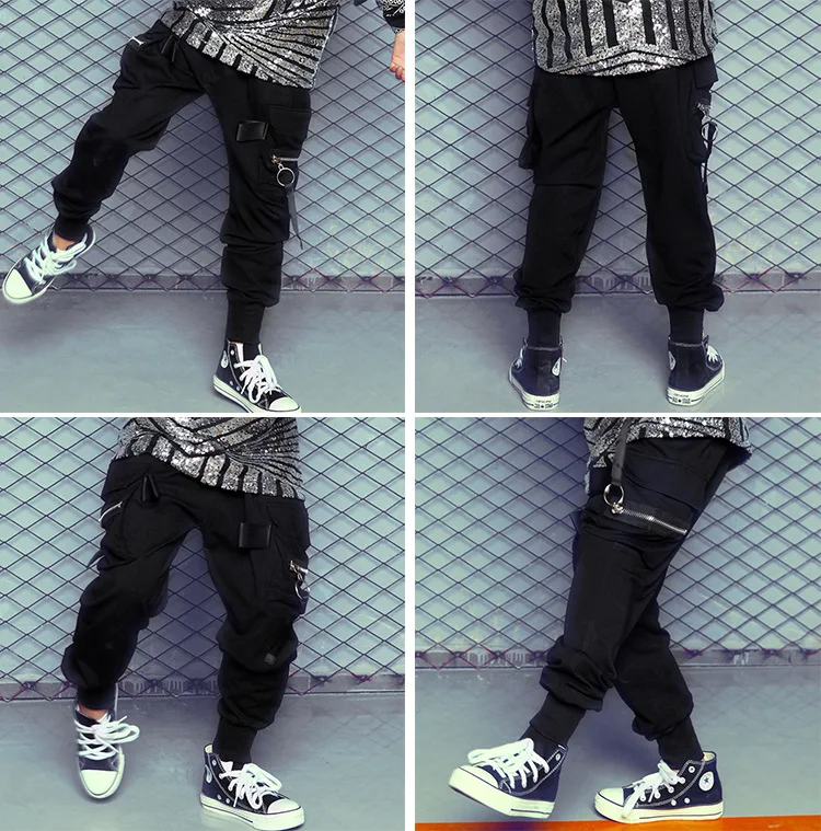 Children Hip Hop Performance Wear Children DJ Rock And Roll Hip Hop Dance Costume Drum Kit Guitarist Playing Clothing