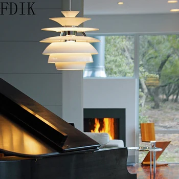 

Modern Creative Snowball E27 Pendant Lamp Nordic Metal Hanging Light for Restaurant Coffee Hotel Indoor Decor Lighting Fixtures