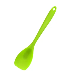 Heat - Resistant Nonstick Silicone Spoon and Spatula (Green)