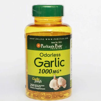 

Free Shipping Odorless Garlic 1000 mg 250 pcs