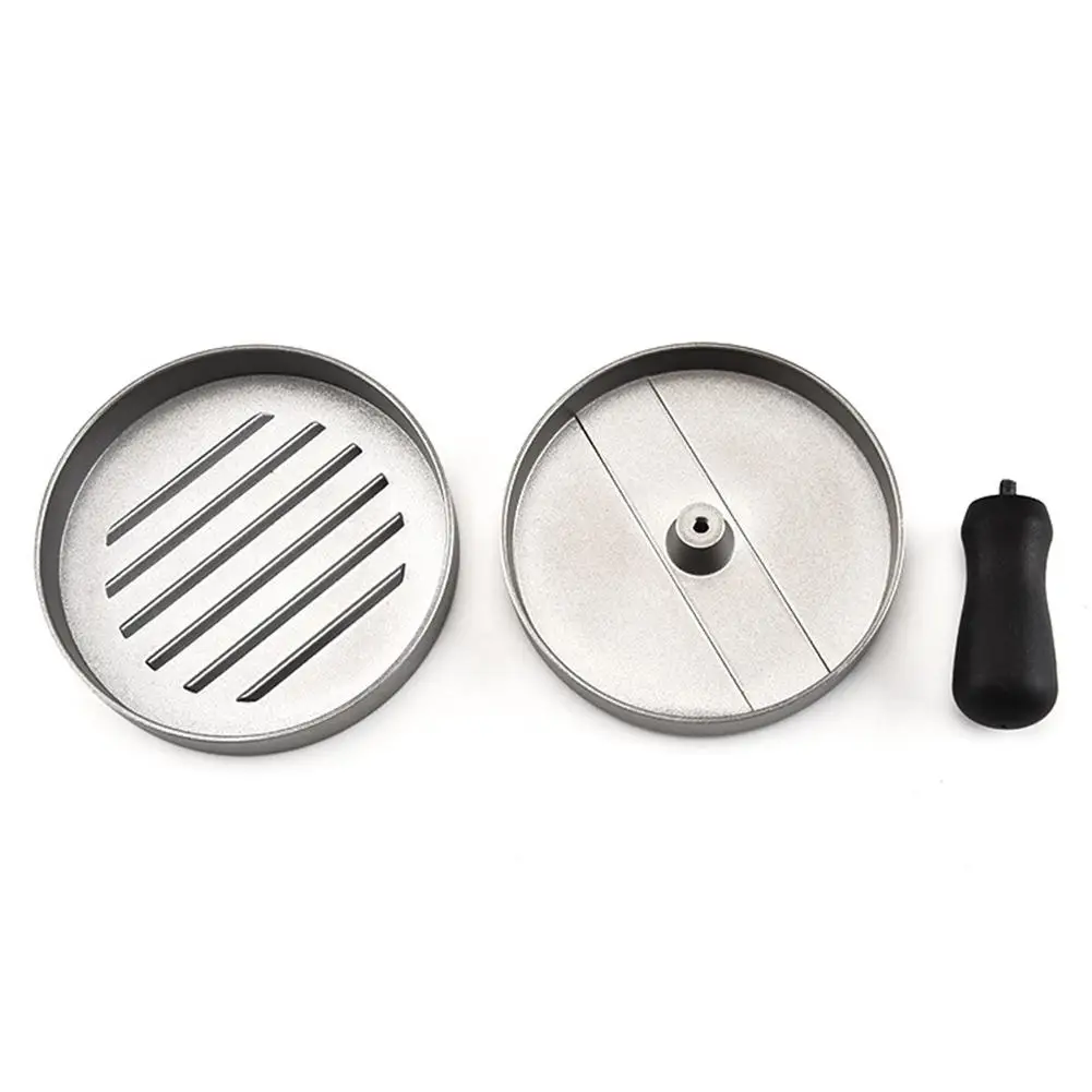 Round Shape Hamburger Press Food-Grade Meat Beef Non-Stick Chef Cutlets Hamburger Meat Beef Grill Burger Press Patty Maker Mold