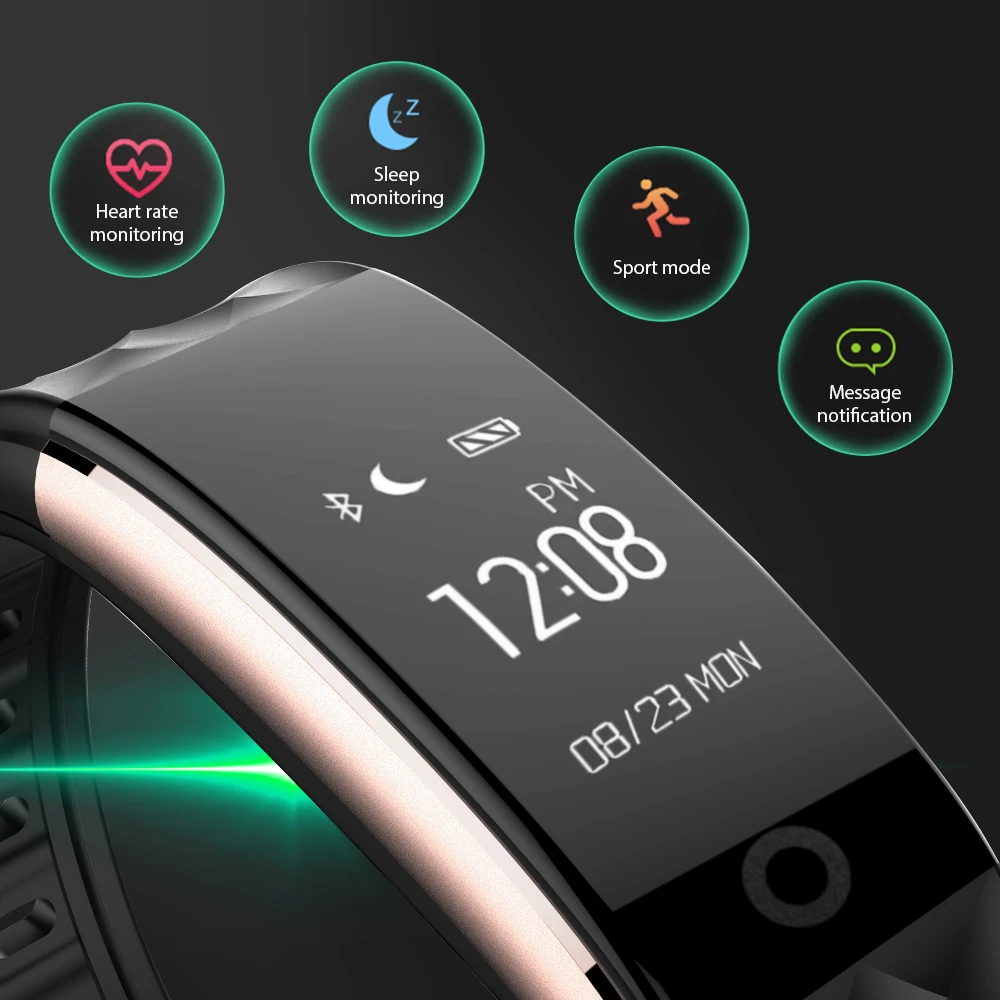 S2 Bluetooth Смарт-часы для женщин смарт-браслет для Android IOS iPhone мужчин сердце Tate монитор трекер сна smarttwrist