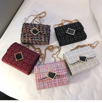 

Women's bag 2020 spring new Korean version of the small square bag net red chain shoulder bag wholesale