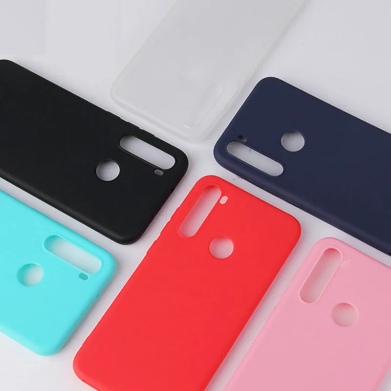 Матовый Силиконовый ТПУ чехол для Xiaomi Redmi 3 S Pro 4A 4X 5 5A 6 6A 7 7A 8 8A Note 4 карамельные
